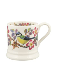 Half pint mug Wild Rose met Blue Tit