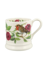 Half pint mug Old Rose met Robin