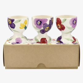 Egg cups Wallflower set of 3