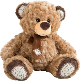 Teddybeer van pluche met sjaal 27 cm, Small Foot