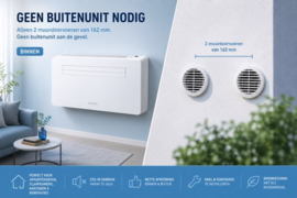 Monoblock Airco zonder buitenunit - Nuova Polar Pro 4 kW