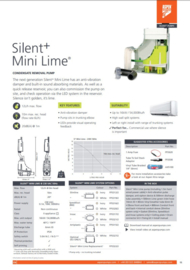Silent + mini lime pomp 99x44x114mm