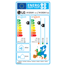 Mono-split Airco 3,7 kW LG Artcool Gallery Special A12GA1