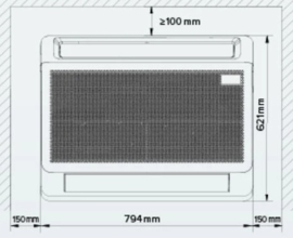 Multi-split Binnen-unit 2,5 kW Ariston Console R32 025