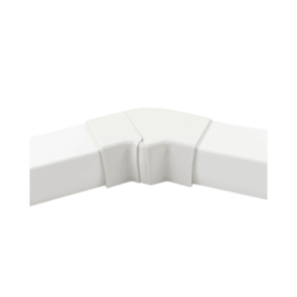 Regelbare bocht 80mm - Wit