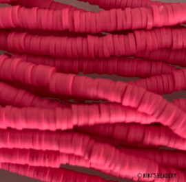 Katsuki kralen Roze  4mm ca. 400 stuks (per streng)