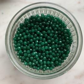 Saffier groen jade natuursteen kraal (10 stuks)