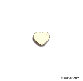 Verguld kralen hartje goud 4.8mm