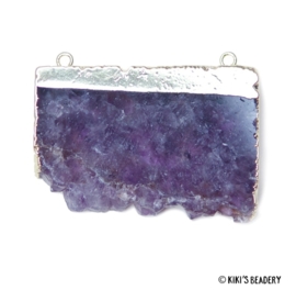 Amethyst hanger 30-50x60 - 80x6-18mm