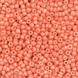 Rocailles 2mm perzik oranje