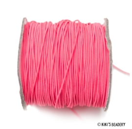 1 meter Elastiek roze 1mm