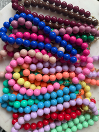 Bubble kralenketting 16mm