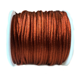 Nylon draad saffier terracota 2.5mm