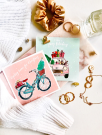 Have a fairy fabulous Christmas  - Pink Car - ansichtkaart