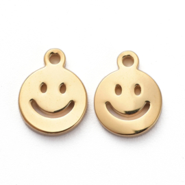 Mini RVS Smiley bedel 6mm