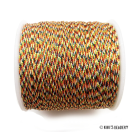 1 meter gekleurd macrame nylon koord 0.8mm