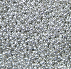 10 gram Rocailles 2mm zilver