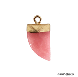 Tand Hanger Halfedelsteen lightcoral jade