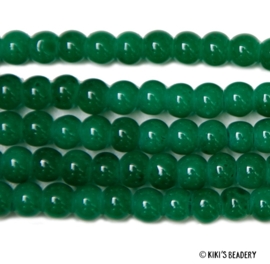 75 stuks Glaskralen 4mm groen