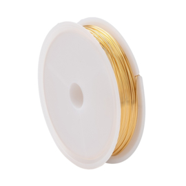 Long-lasting plated copper gold wire