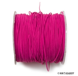 1 meter Elastiek fushia 1mm