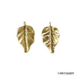 Autumn gold leaf 32x26mm bedel