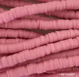 Katsuki kralen Suikerspin Roze 4mm ca. 400 stuks (per streng)