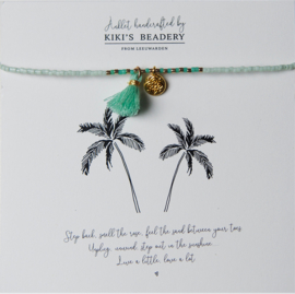 Miyuki Kokomo mintgroen anklet mintgroen