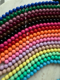 Bubble kralenketting 16mm