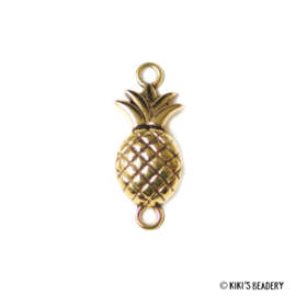 Gouden Ananas 30x11mm tussenzetsel