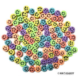 Gemixte smiley pastel 10 stuks