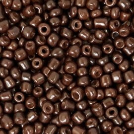 Rocailles 3mm chocolade bruin