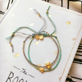 Miyuki leopard armband