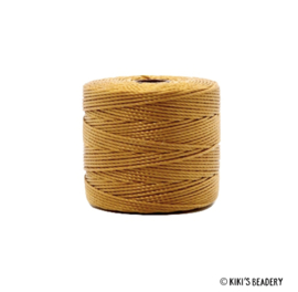 S-lon Nylon draad goud bruin  0.6mm