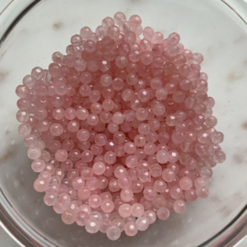 Roze jade natuursteen kraal (10 stuks)