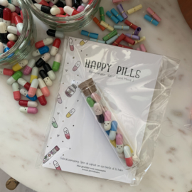 100% good mood ansichtkaart met happy pills