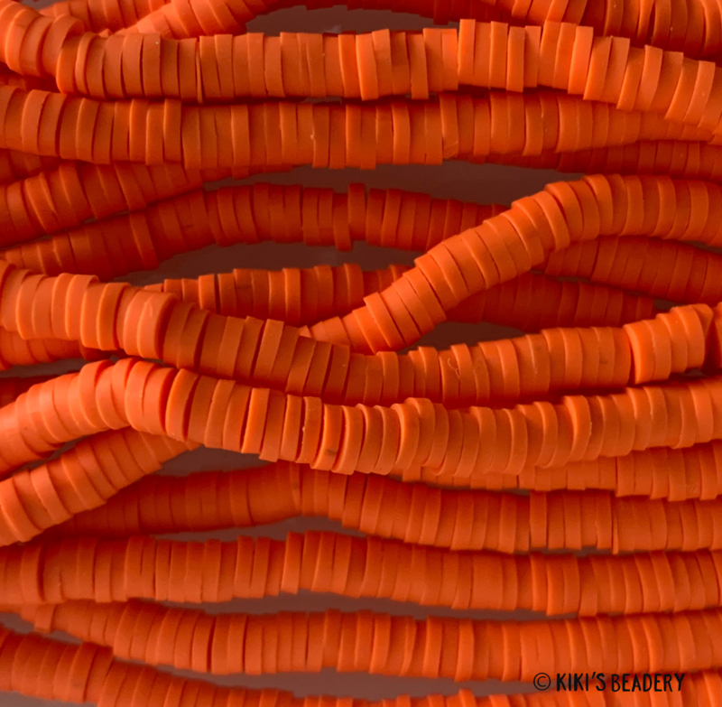 Katsuki kralen Oranje 4mm ca. 400 stuks (per streng)