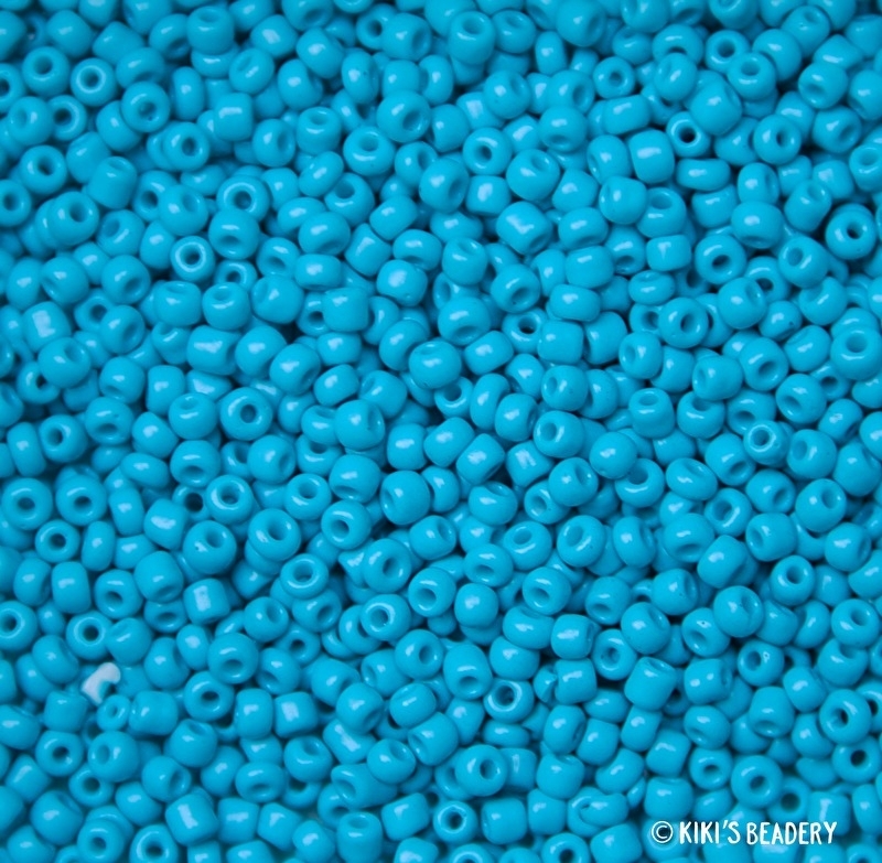 10 gram Rocailles 3mm turquoise