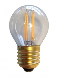 Filament Led Kogel 4w/40w E27 Helder (NIET DIMBAAR)