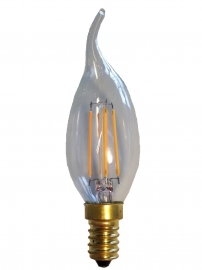 Filament Led Tip Kaars 1w/15w E14 Helder extra warm licht (NIET DIMBAAR)