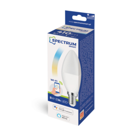 Spectrum Smart LED Kaars E14 Opaal