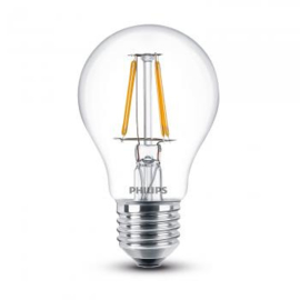 Philips Blister Filament Led standaard Helder 7,5w/60w