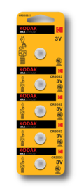 Kodak Max Lithium CR2032 Batterij 3V