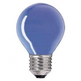 Kogellamp  15 watt E27 blauw