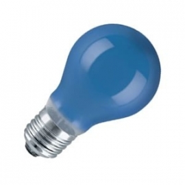 Standaardlamp 15 watt E27 blauw