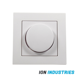 Enkelvoudige Dimmer afdekplaat ION Industries Wit