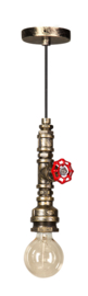 Fire Hose hanglamp zwart/goud