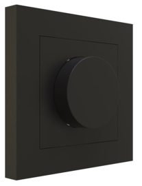 Enkelvoudige knop voor Inbouw Led dimmer zwart