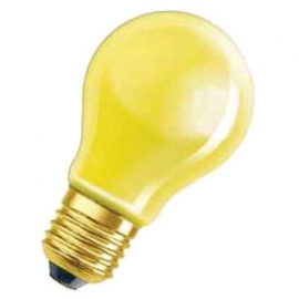 Standaardlamp 15 watt E27 geel