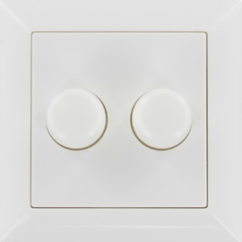 Duo knop voor Inbouw led dimmer duo